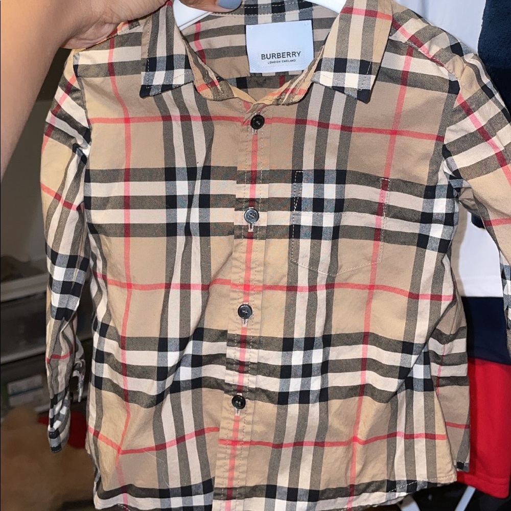 Burberry long sleeve shirt
